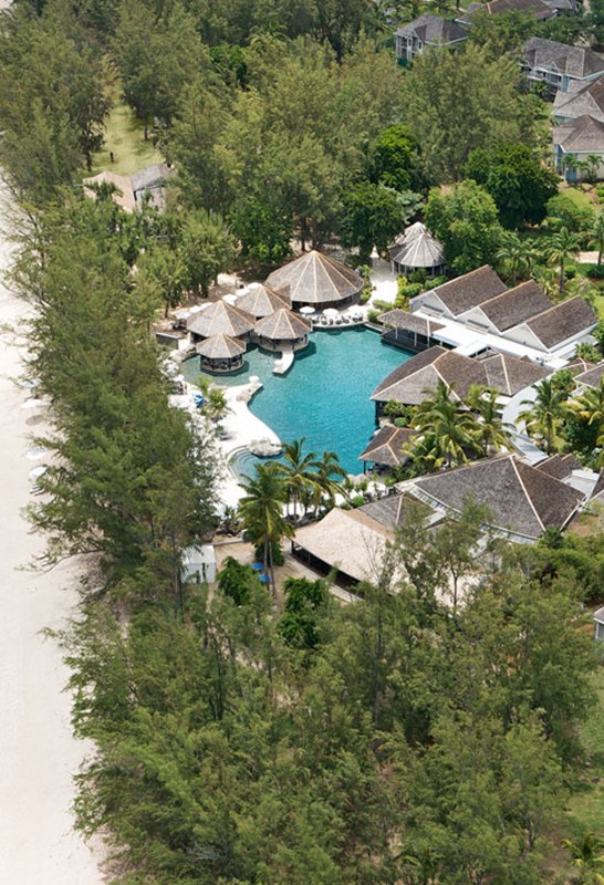Aerial view of LUX* Saint Gilles