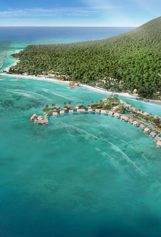 Rendering Aerial shot - LUXNAM* Phu Quoc