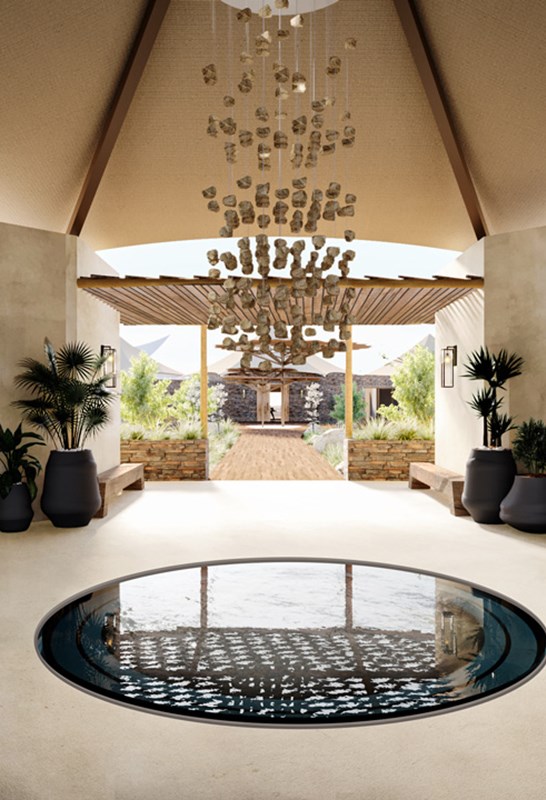 Rendering - Lobby - LUX* Al Bridi Safari, Sharjah