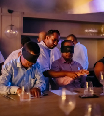 dinner in the dark for a cause