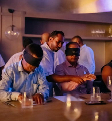 DINNER IN THE DARK FOR A CAUSE