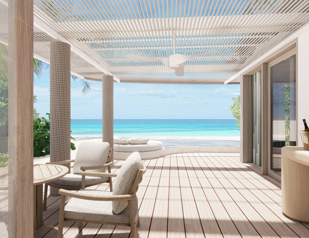 temptation beach pool villa