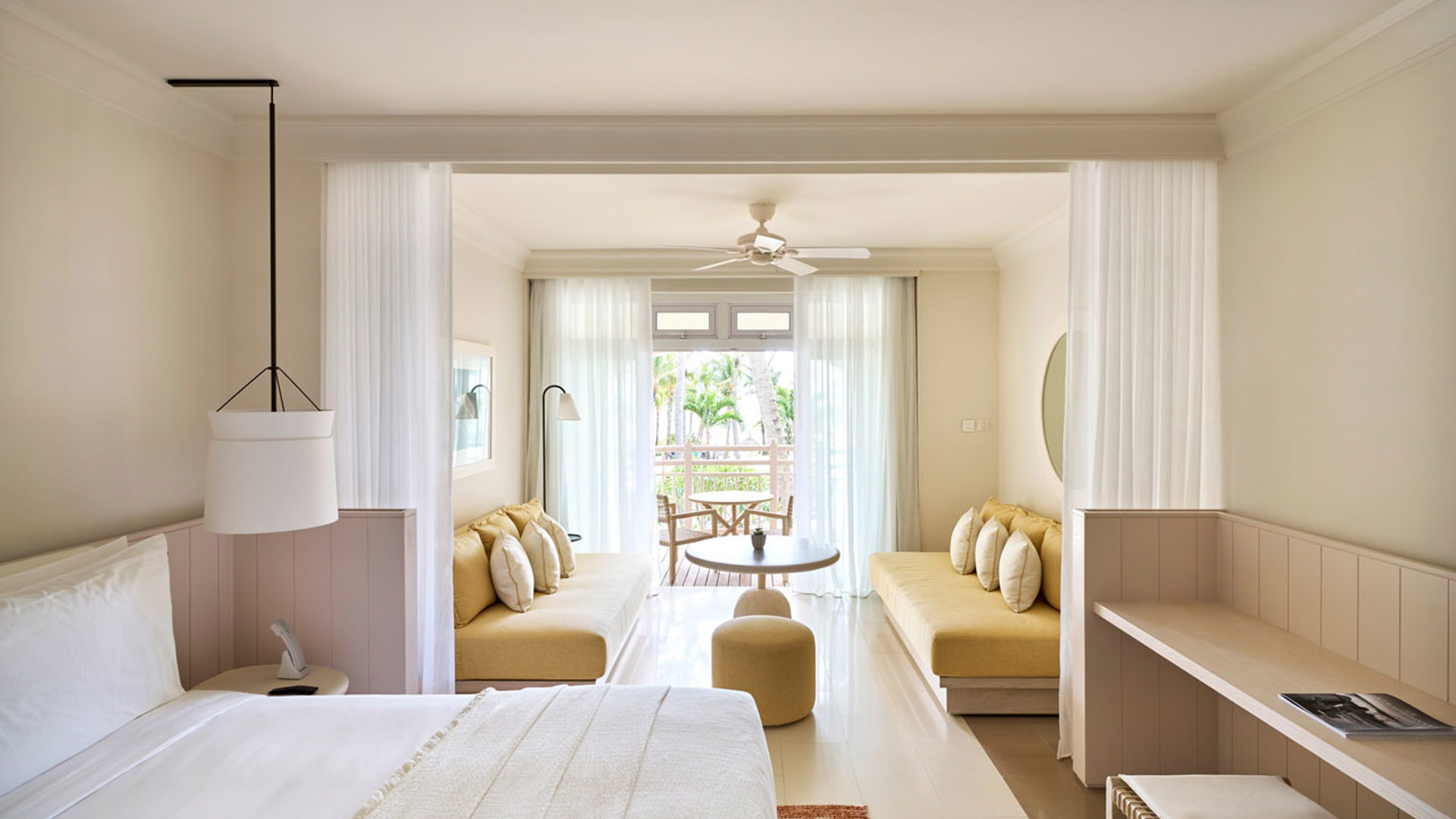 Room view of Junior Suite - Living area - LUX* Belle Mare