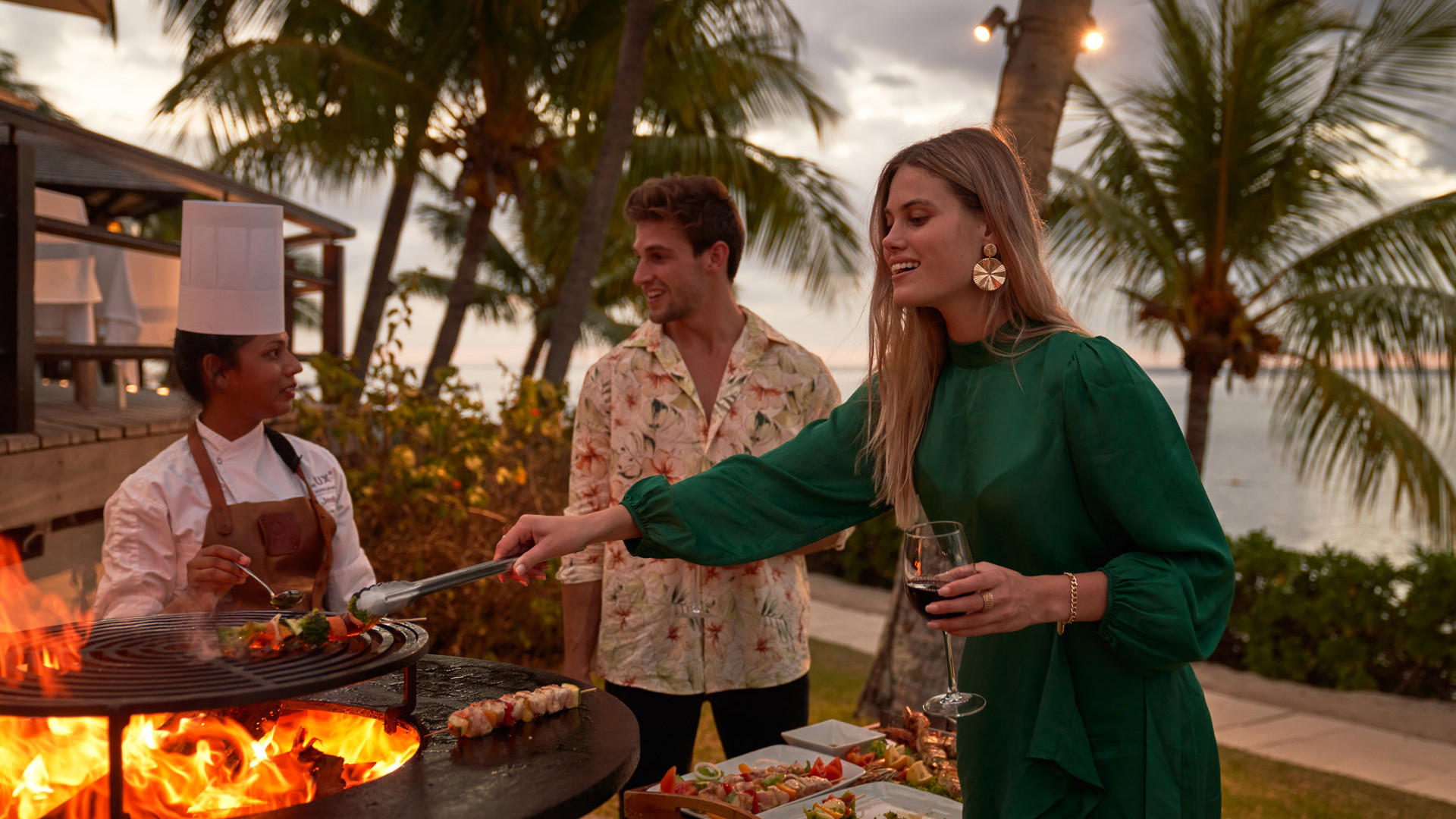 Barbecue at LUX* Le Morne, Mauritius