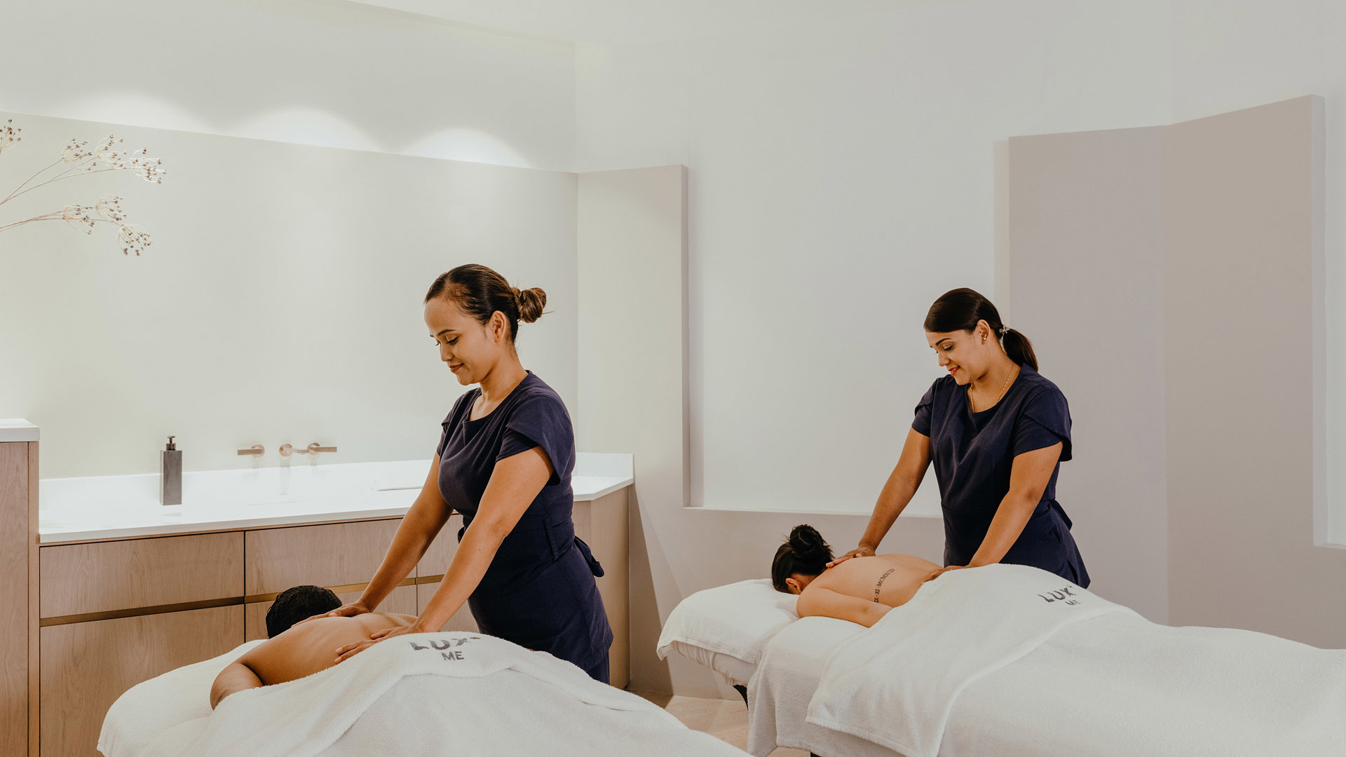 Couple massage at LUX* ME Spa, LUX* Grand Baie