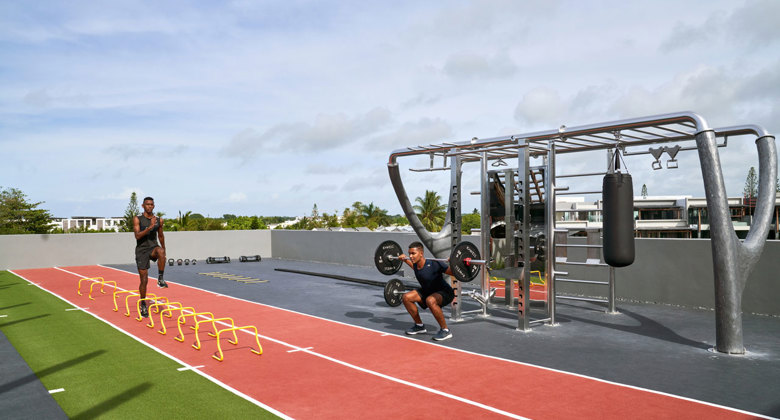 Muscle up on the roof