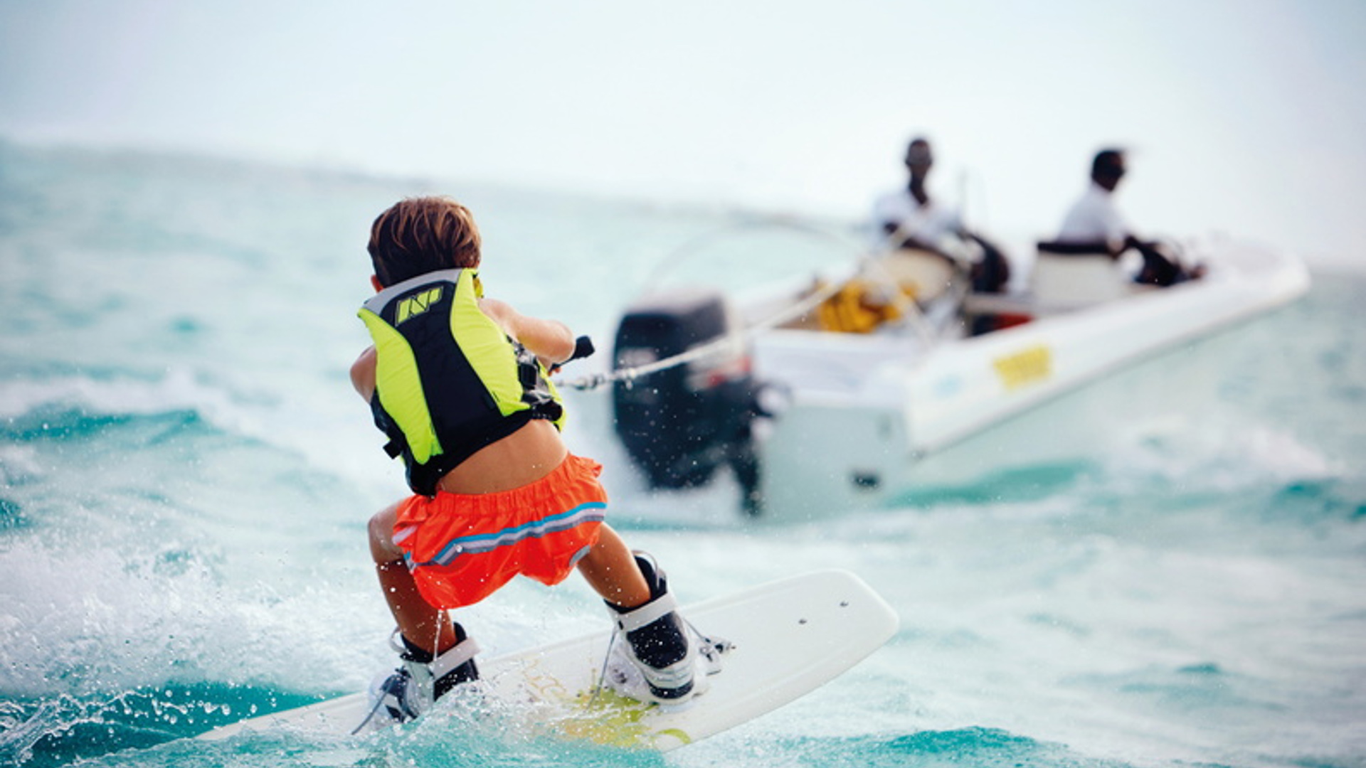 Waterskiing activity