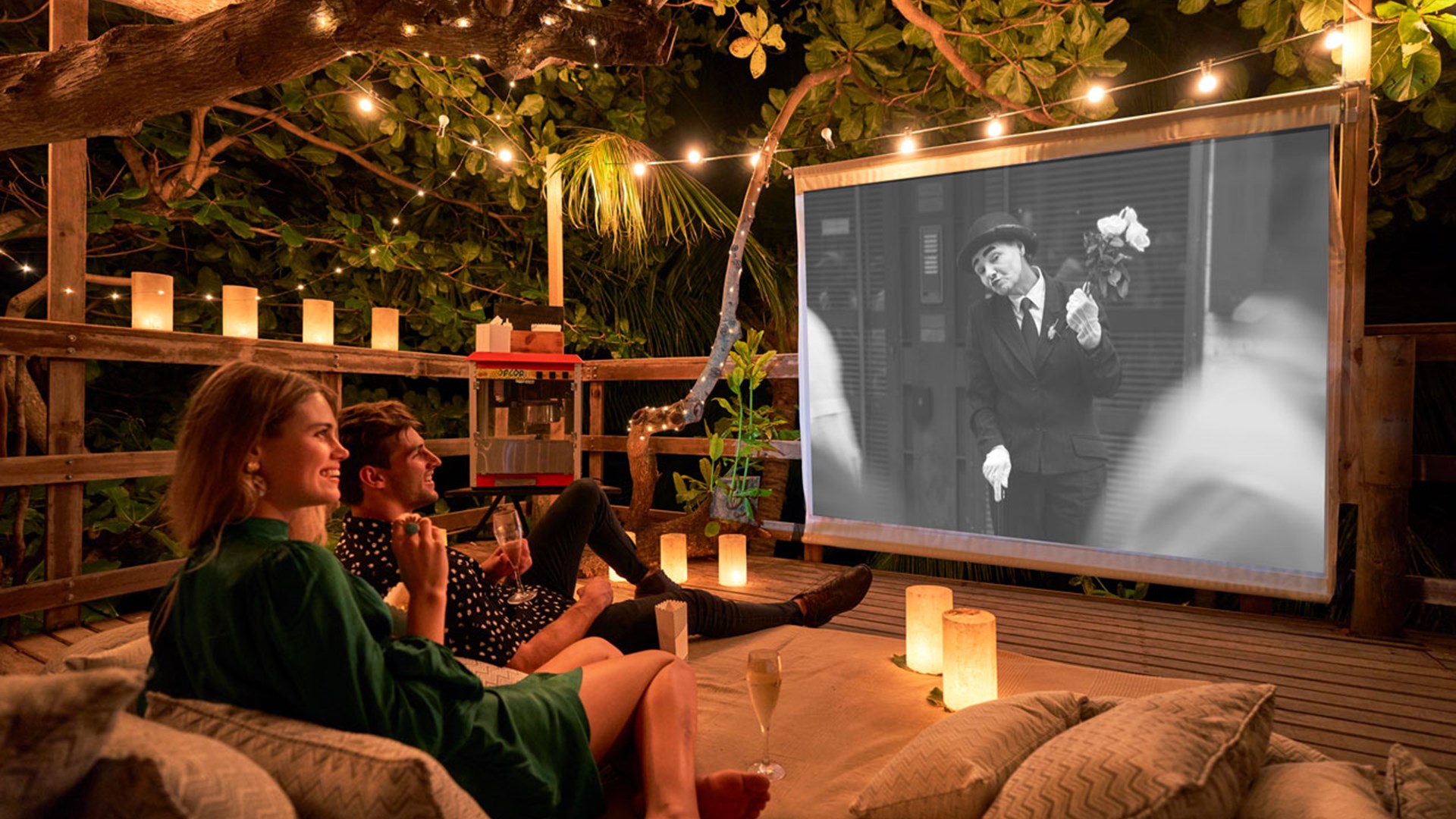 Cinema Paradiso in the Tree House, LUX* Le Morne