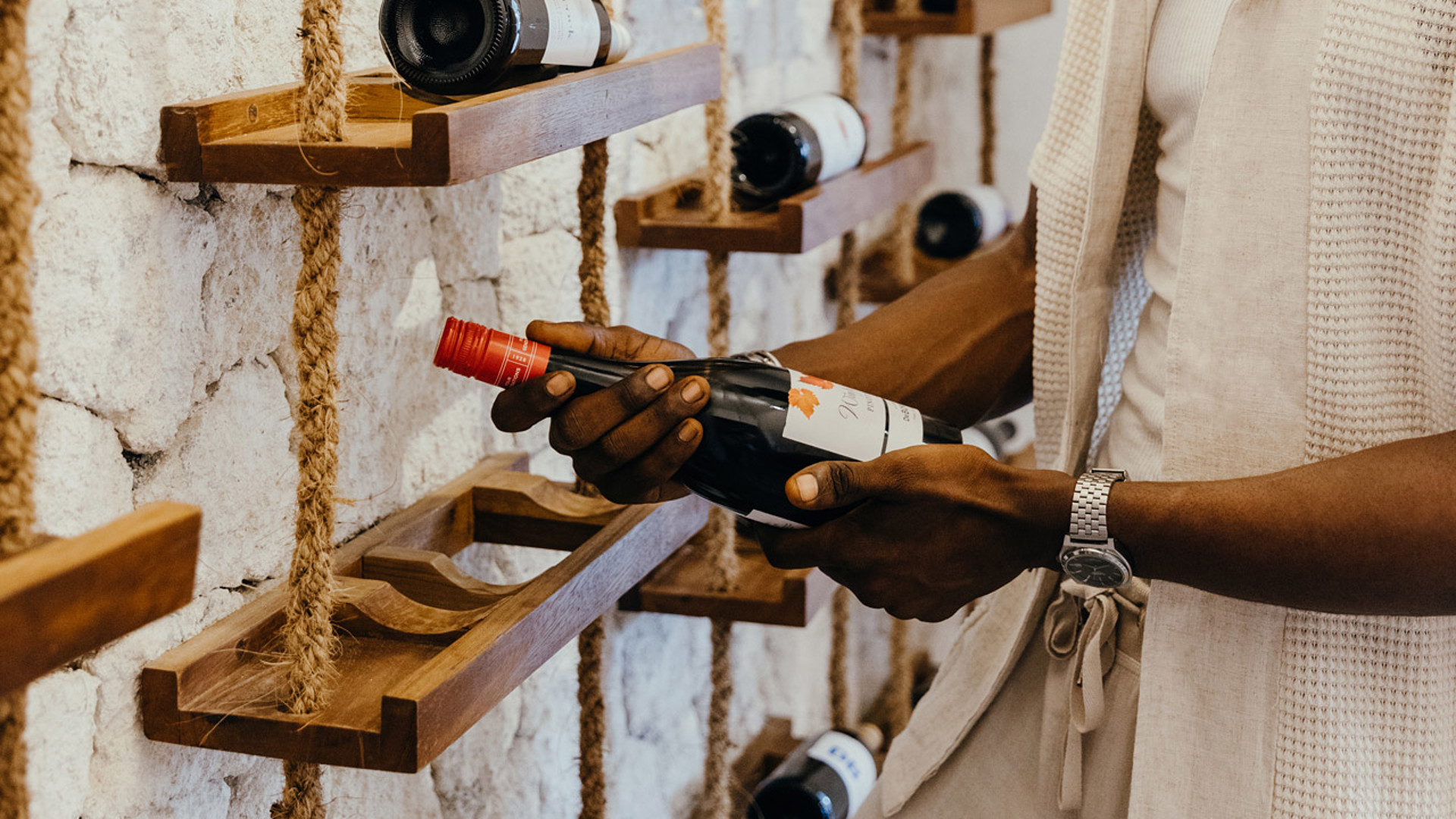 Wine Pairing at Wine Cellar, LUX* Marijani